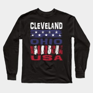 Cleveland Ohio USA T-Shirt Long Sleeve T-Shirt